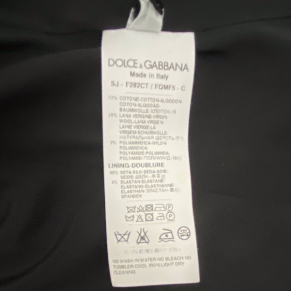 Dolce and Gabbana Size 36 US Size 0 Jacket Womens NWT - Picture 8 of 9